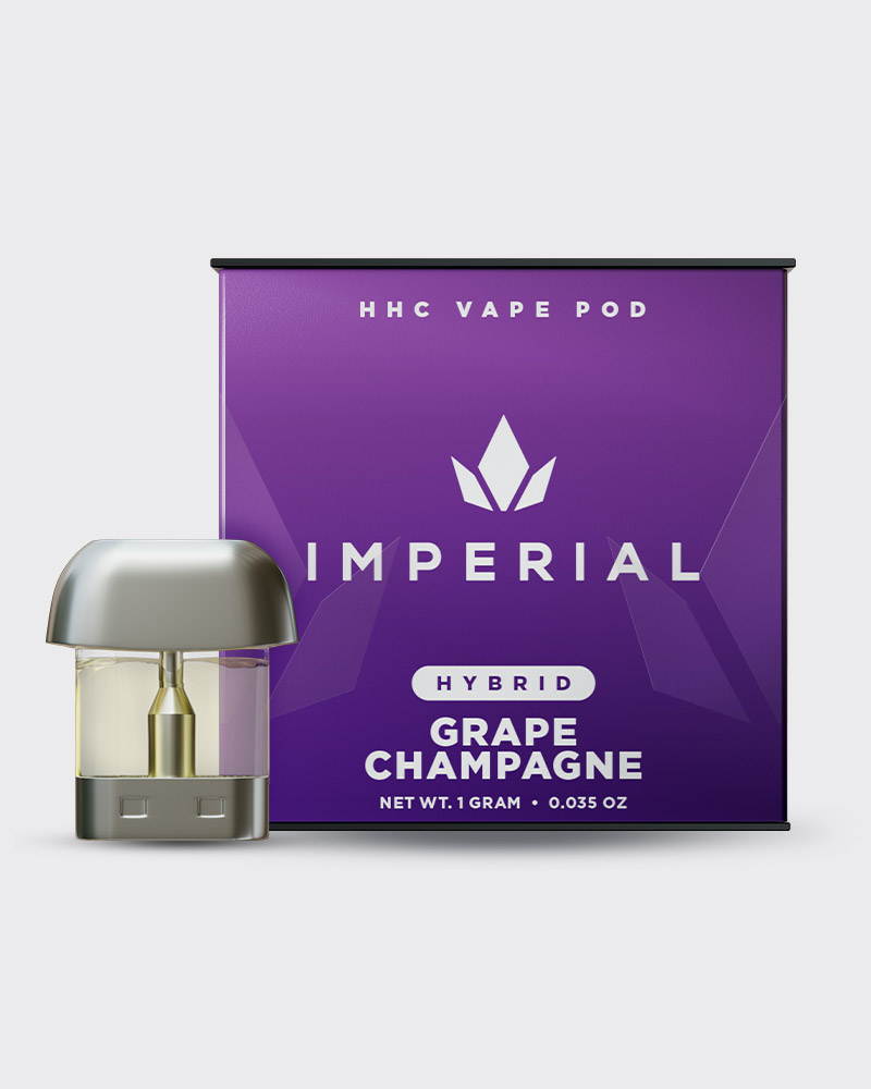 Imperial 1g HHC Vape Pod Grape Champagne