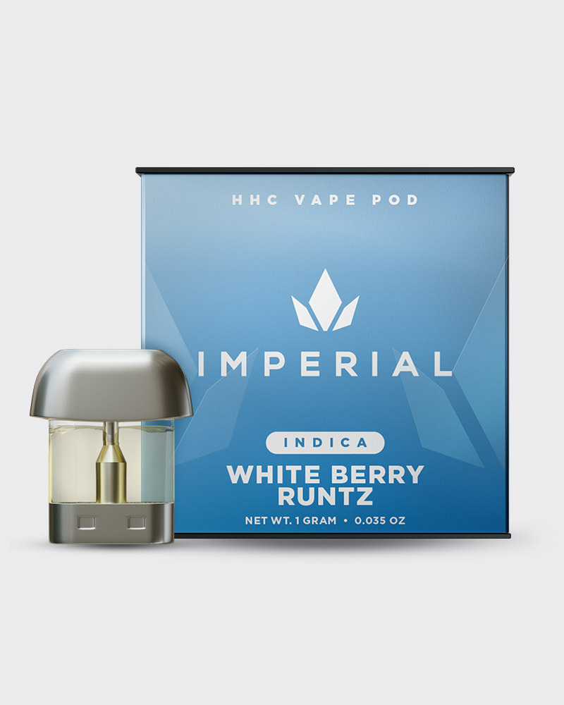 Imperial 1g HHC Vape Pod White Berry Runtz
